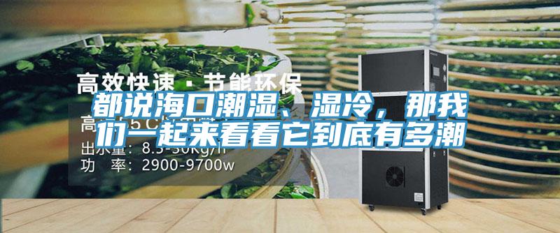 都說(shuō)海口潮濕、濕冷，那我們一起來(lái)看看它到底有多潮