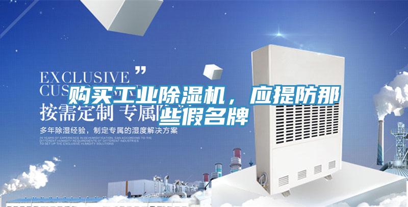 購(gòu)買(mǎi)工業(yè)除濕機(jī)，應(yīng)提防那些假名牌