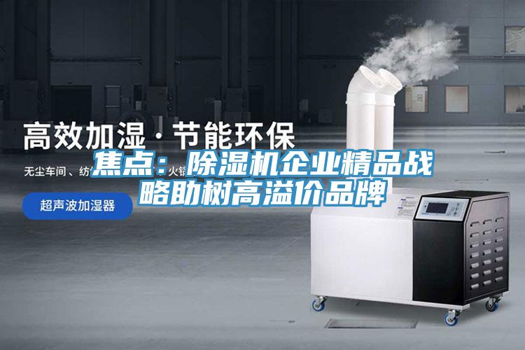焦點(diǎn)：除濕機(jī)企業(yè)精品戰(zhàn)略助樹高溢價(jià)品牌