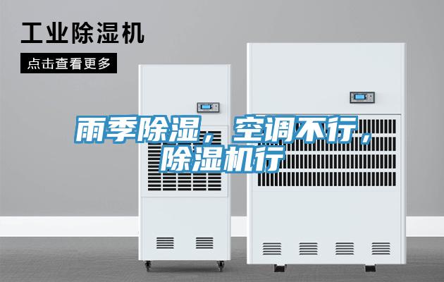 雨季除濕，空調(diào)不行，除濕機(jī)行