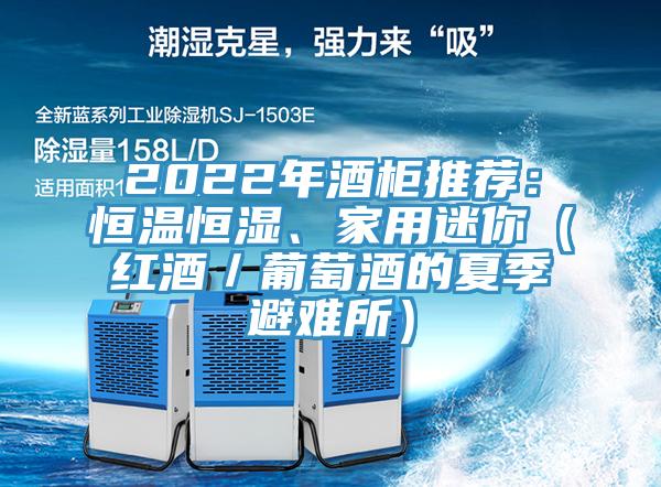 2022年酒柜推薦：恒溫恒濕、家用迷你（紅酒／葡萄酒的夏季避難所）