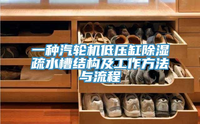 一種汽輪機低壓缸除濕疏水槽結(jié)構及工作方法與流程