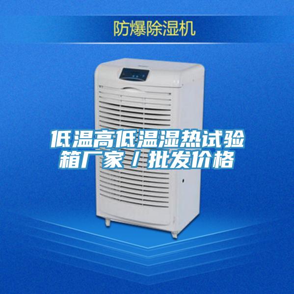 低溫高低溫濕熱試驗箱廠家/批發(fā)價格