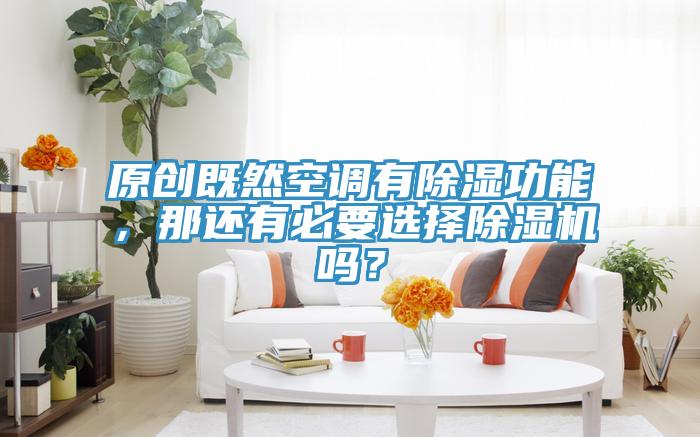 原創(chuàng)既然空調(diào)有除濕功能，那還有必要選擇除濕機(jī)嗎？