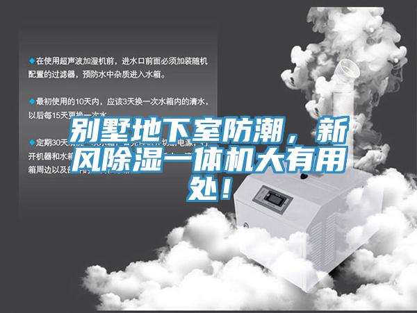 別墅地下室防潮，新風(fēng)除濕一體機大有用處！
