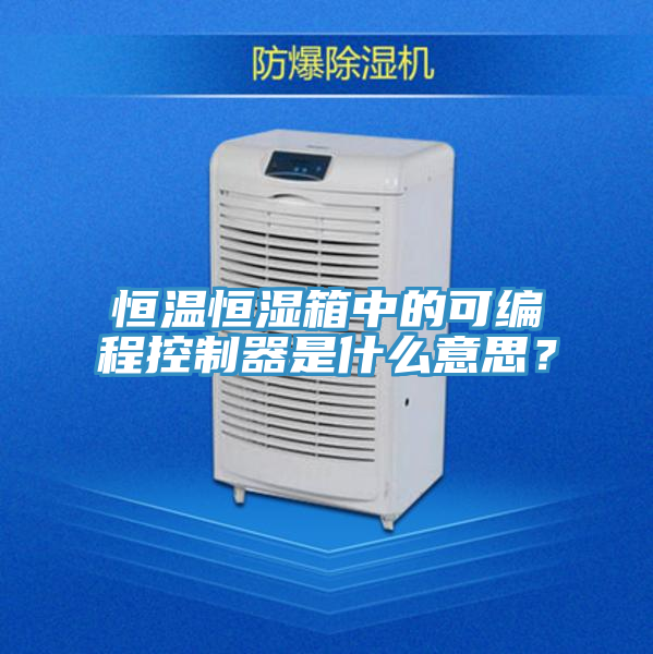 恒溫恒濕箱中的可編程控制器是什么意思？