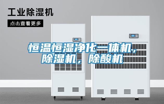 恒溫恒濕凈化一體機，除濕機，除酸機
