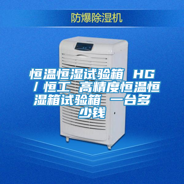 恒溫恒濕試驗(yàn)箱 HG／恒工 高精度恒溫恒濕箱試驗(yàn)箱 一臺多少錢