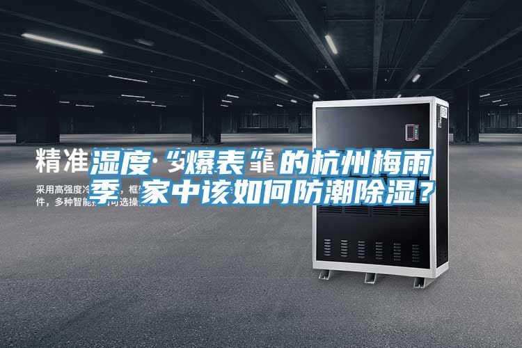 濕度“爆表”的杭州梅雨季 家中該如何防潮除濕？