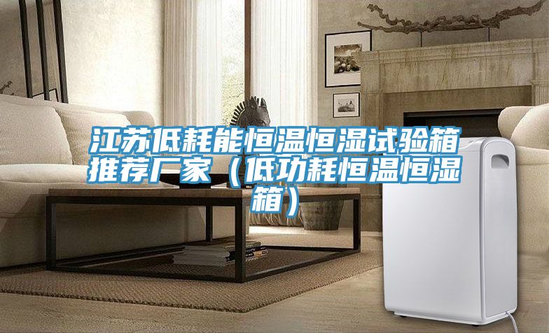 江蘇低耗能恒溫恒濕試驗(yàn)箱推薦廠家(低功耗恒溫恒濕箱)